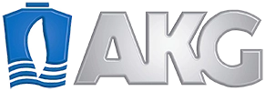 Das Logo der Firma AKG