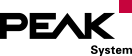 Das Logo der Firma Peak System.